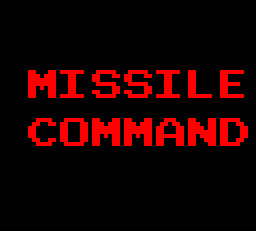 Missile Command (rev 3) Title Screen